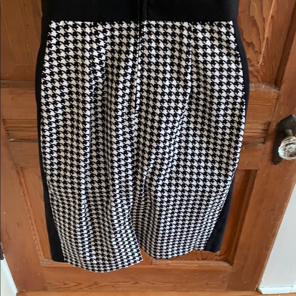 Ricki’s Black and White Houndstooth Sheath Dress - Picture 6 of 16